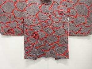 未使用品　本総絞り　松模様　長絵羽織